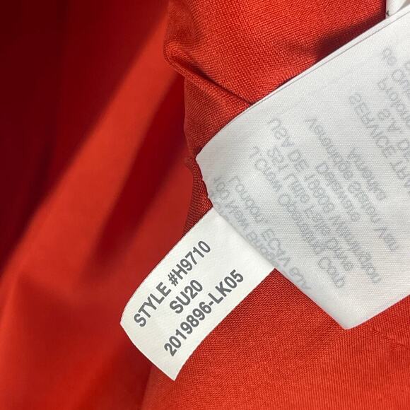 J. CREW Parke Blazer Linen Blend Brilliant Sunset Red Orange H9710 Women's 4 - Picture 7 of 13